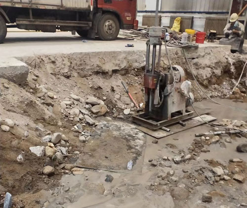 市南公路下沉压浆